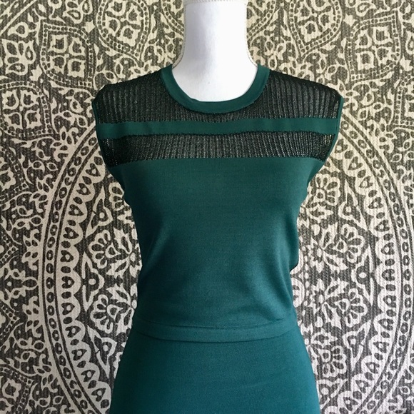 Hunter Green & Black Mesh Guess Outfit - Picture 2 of 6
